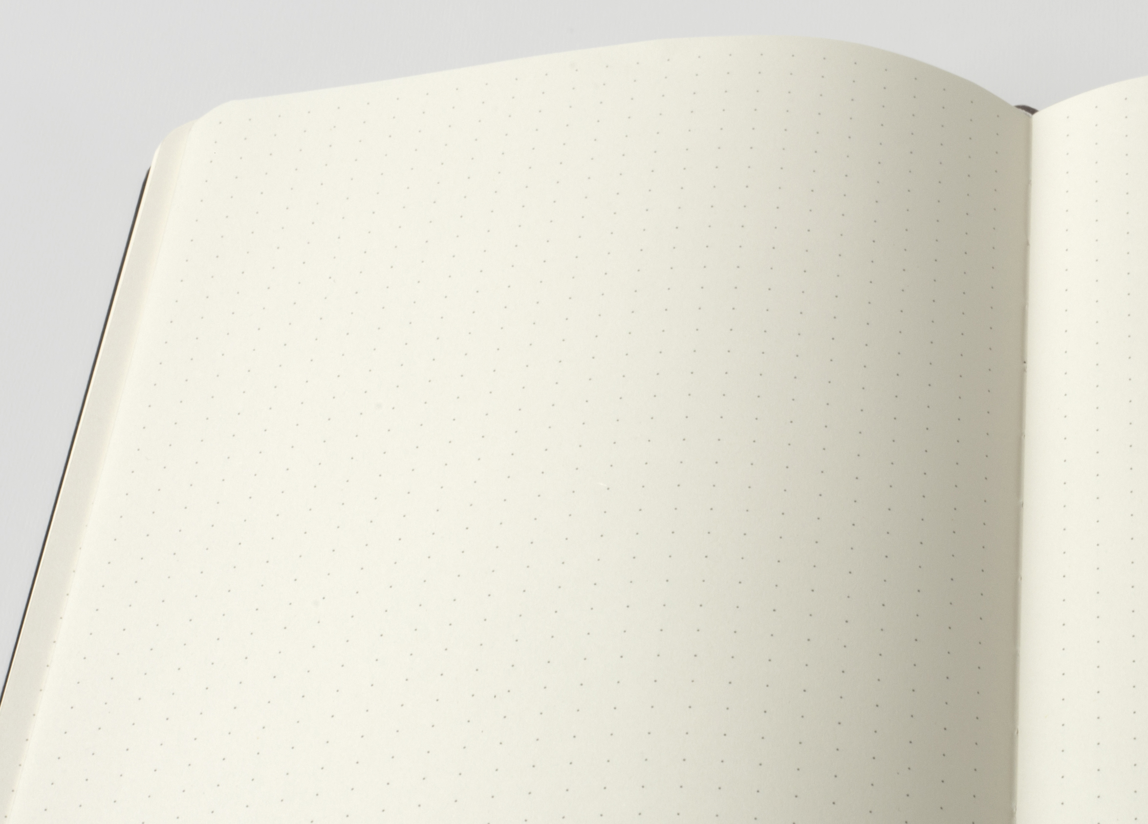 Im Inneren des Bullet Journal, extra dickes Papier, das sich nicht durchdrückt; hochwertige, säurefreie Elfenbeinweiß-Farbe. 